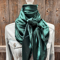 Emerald Jacquard XL Wild Rag