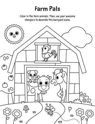 Fun on the Farm Coloring Set