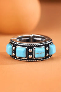 Square Semi Stone Ring