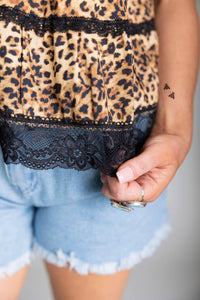 Llano Lace Leopard Top