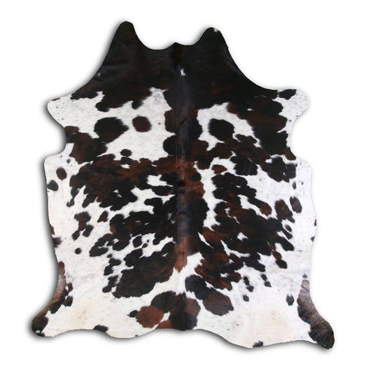 Speckled Brown & White Jumbo Cowhide
