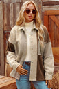 Patchwork Loose Shacket
