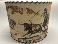 Lampshade Will James on the Plains Antique