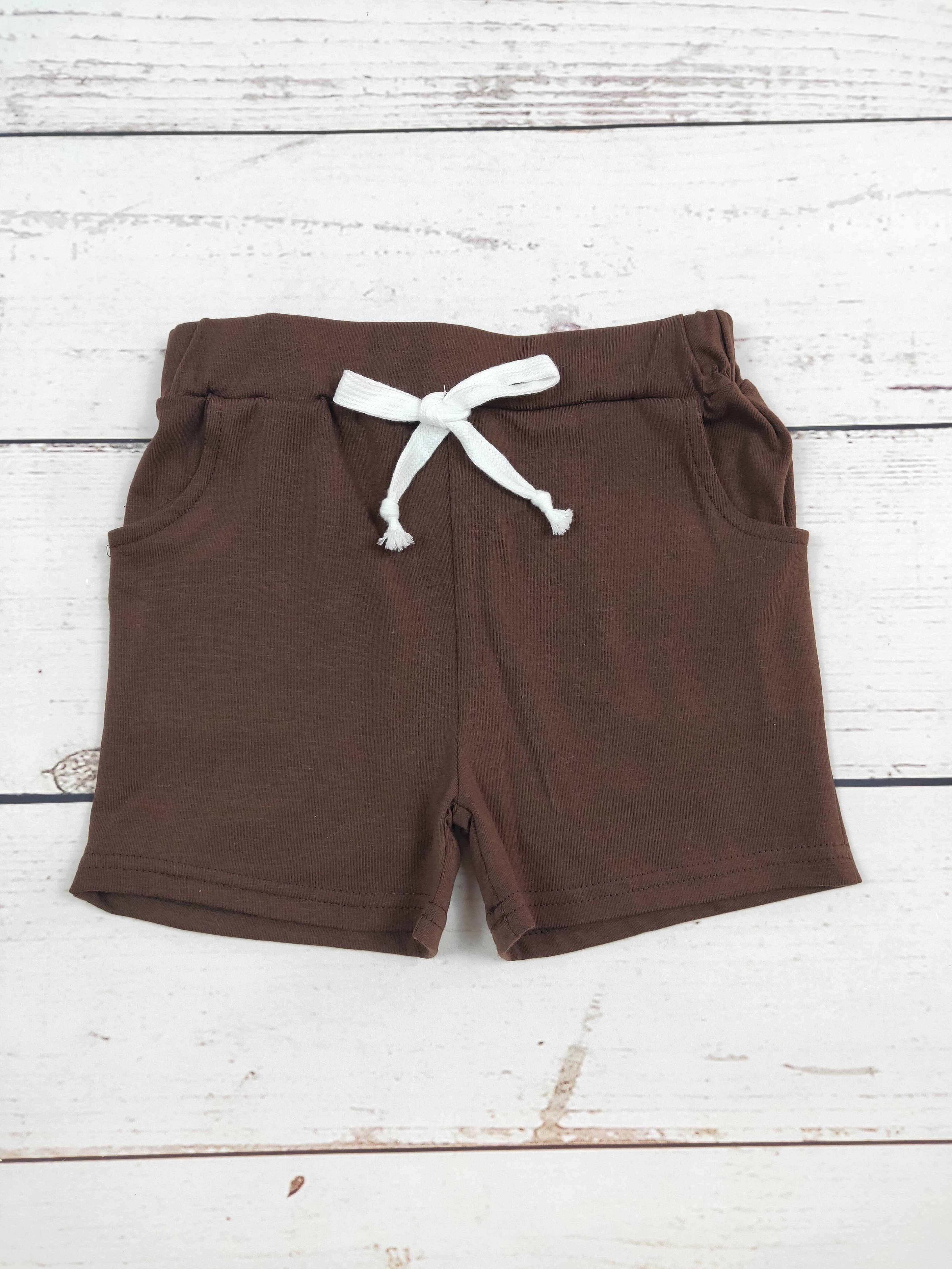 Brown Shorts With Pockets