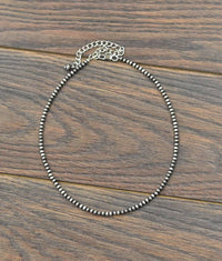 6" 4mm Pearl Bead Necklace
