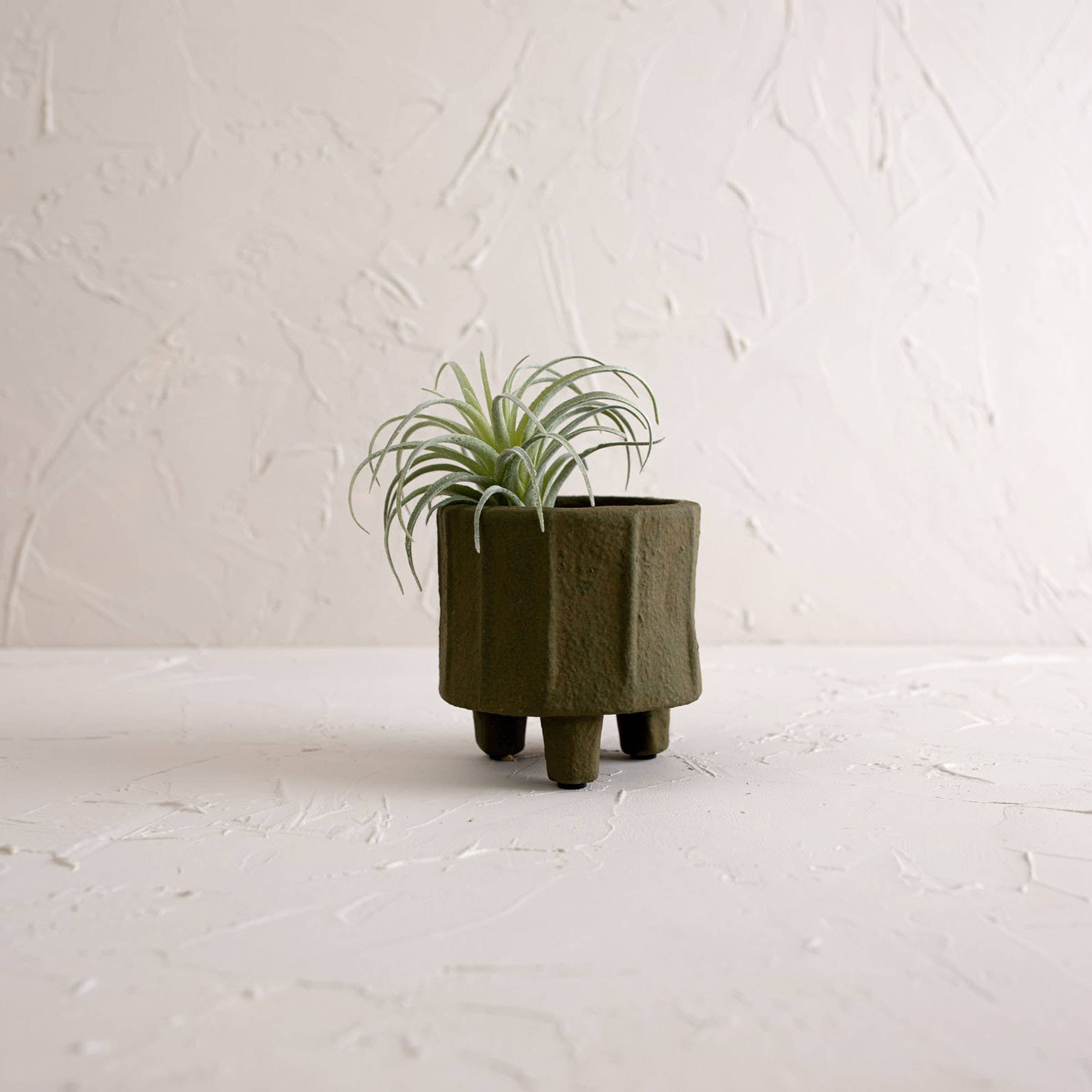 Ramon Matte Green Ceramic Pot