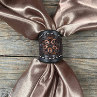 Tooled Leather Slides