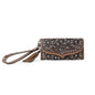 Myra Wildflower Story Handtooled Leather Wallet