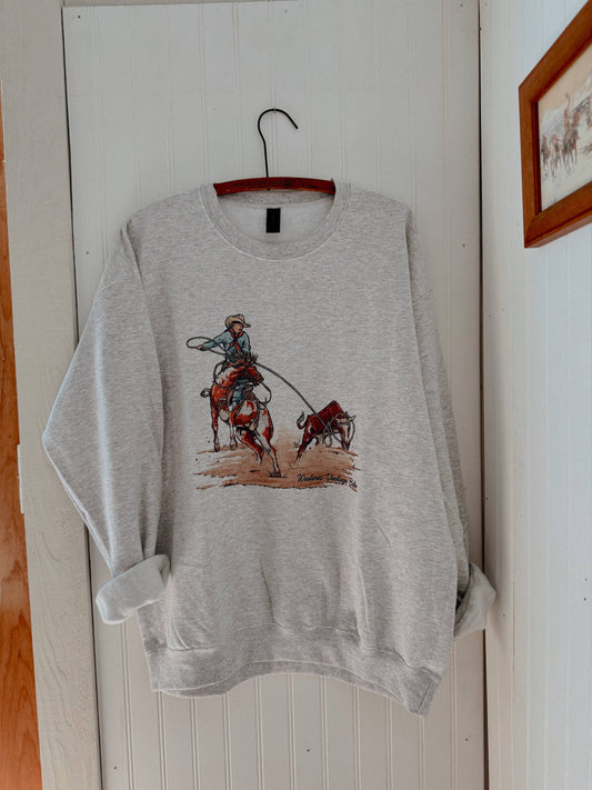 Ranchy Cowboy Crewneck