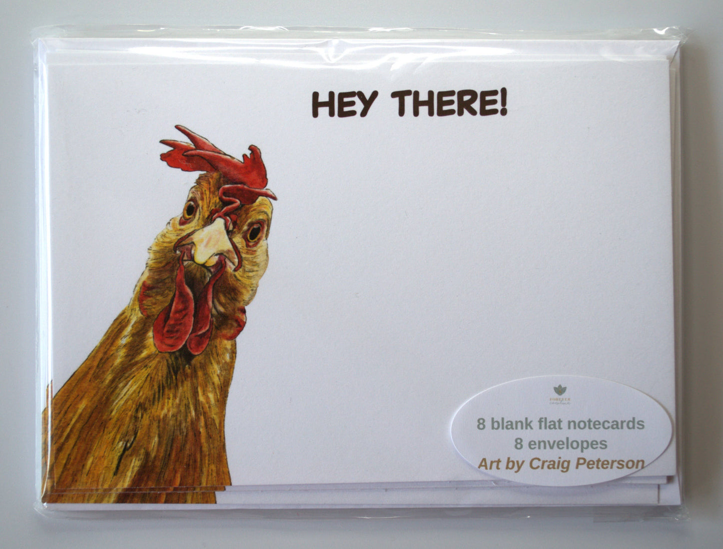 Chicken Note Cards & Envelopes