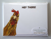 Chicken Note Cards & Envelopes