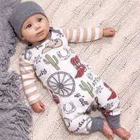 Western  Howdy Partner Cotton Romper