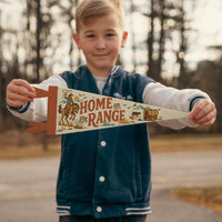 Home on the Range Felt Pennant