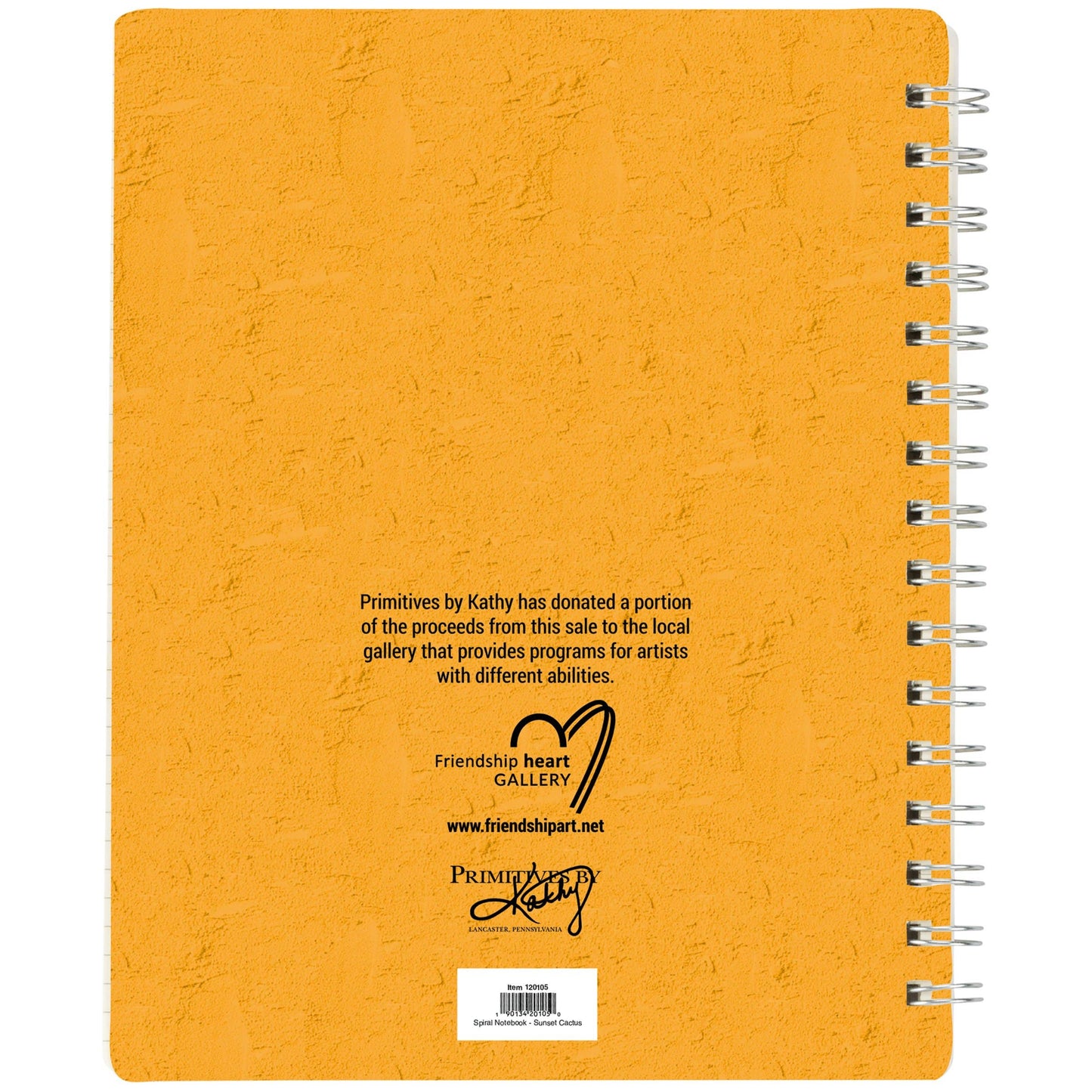 Sunset Cactus Spiral Notebook