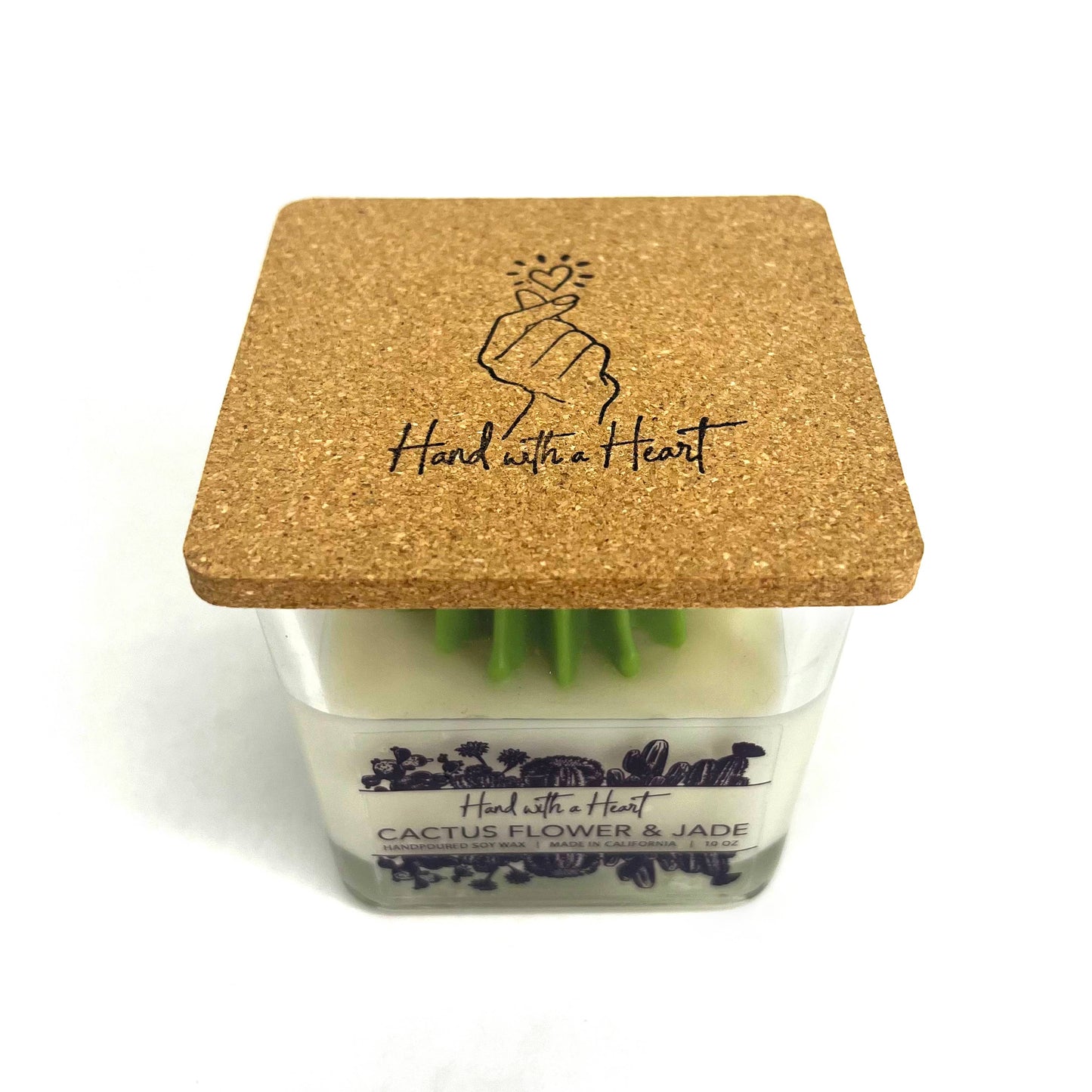 Cactus Flower & Jade Soy Wax Candle