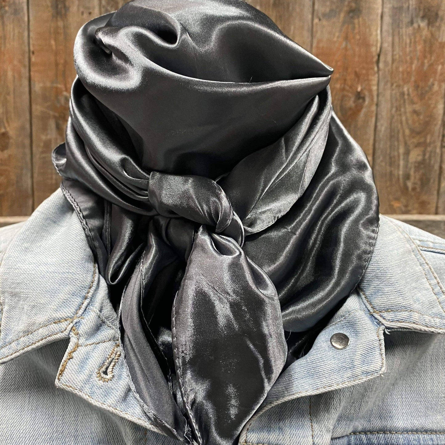 Solid Silver / Grey Wild Rag