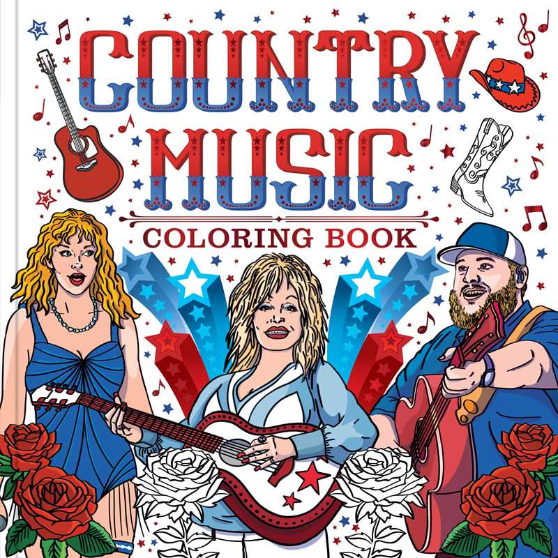 Country Music Coloring Book