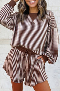 Striped Long Sleeve Set