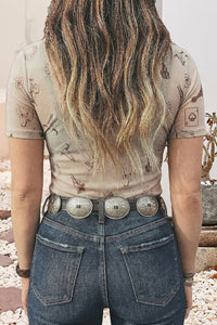 Retro Mesh  Top