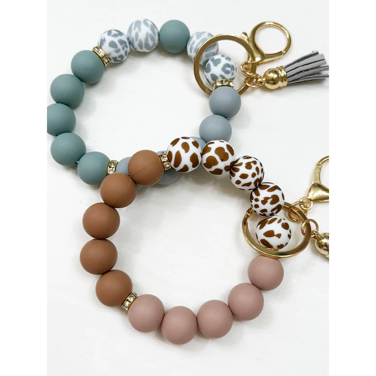 Beaded Keychain Wristlet