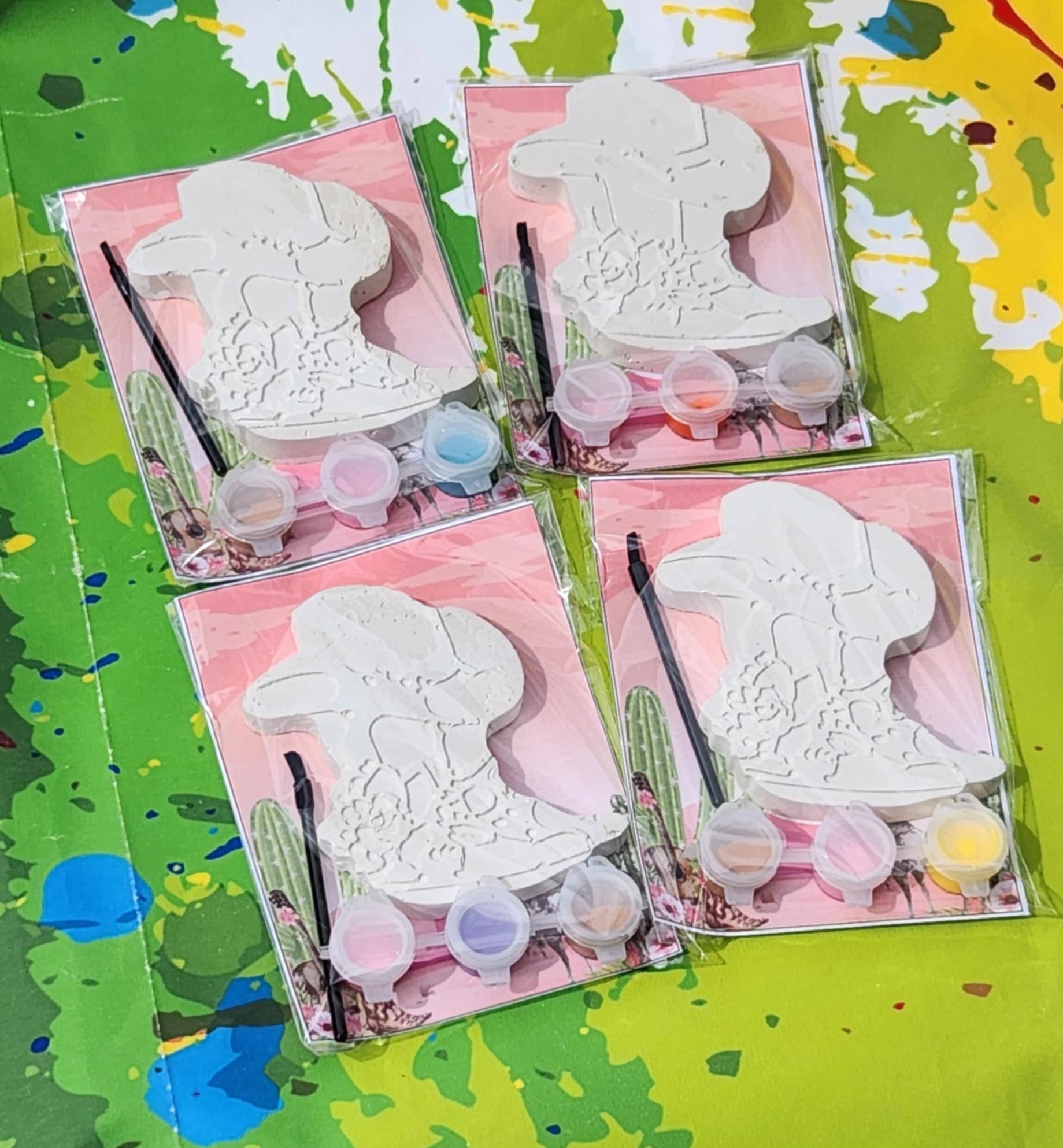 Cowgirl Plaster Paint Kit