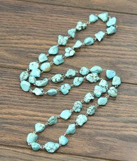 Chunky Turquoise Stone Necklace