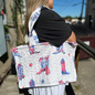 Ida Mae SMU Quilted Tote Bag