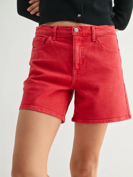 Vintage Red Shorts