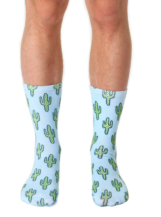 Cactus Crew Socks: Crew