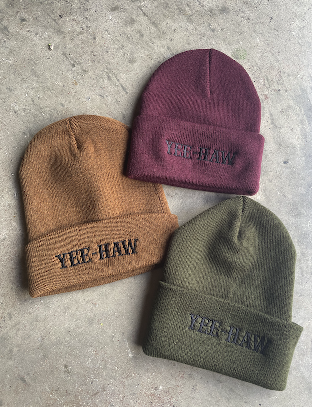 Yeehaw Knit Embroidered Beanie